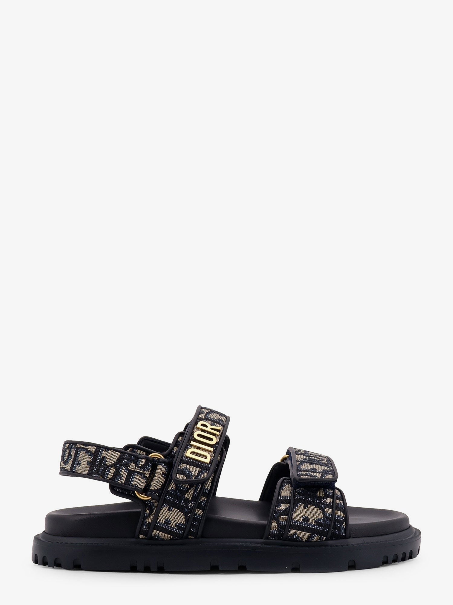 Dior act cotton sandals with Dior Oblique motif