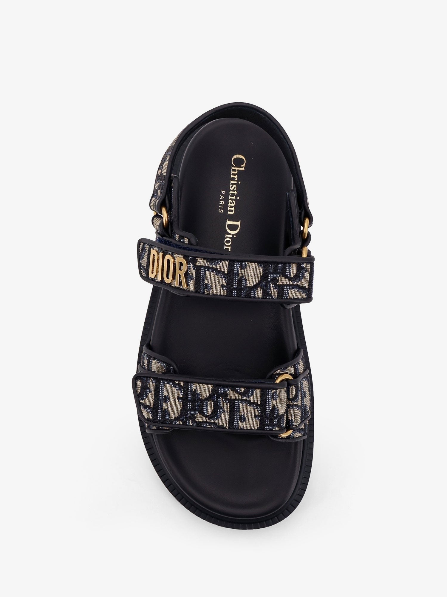 Dior act cotton sandals with Dior Oblique motif