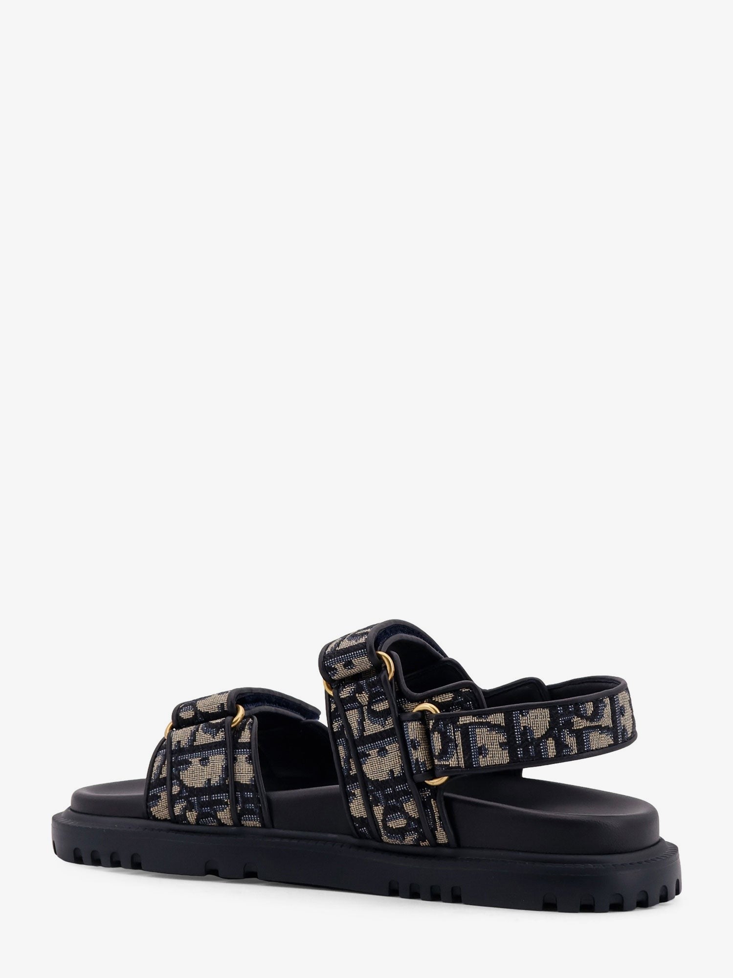 Dior act cotton sandals with Dior Oblique motif