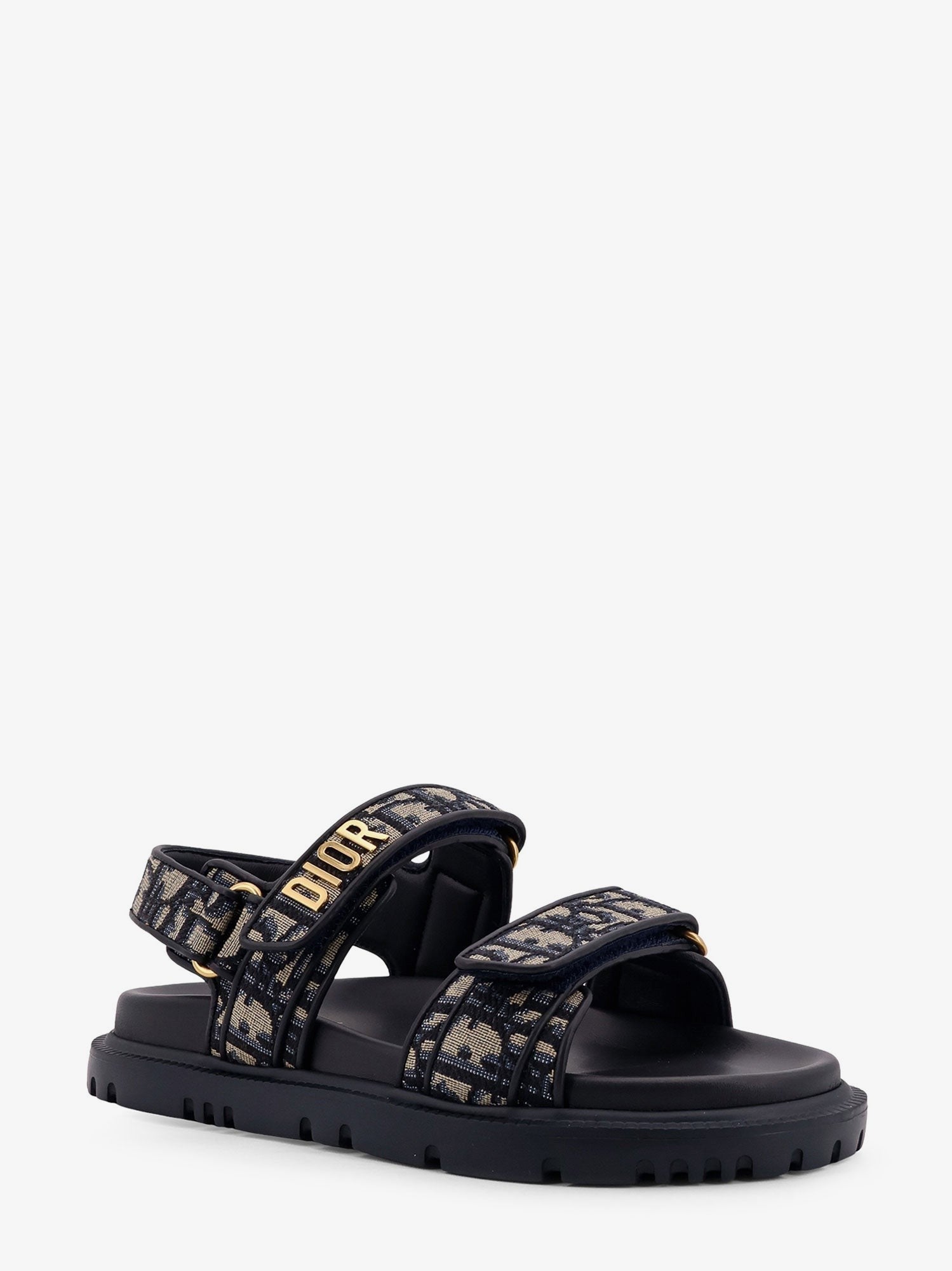 Dior act cotton sandals with Dior Oblique motif