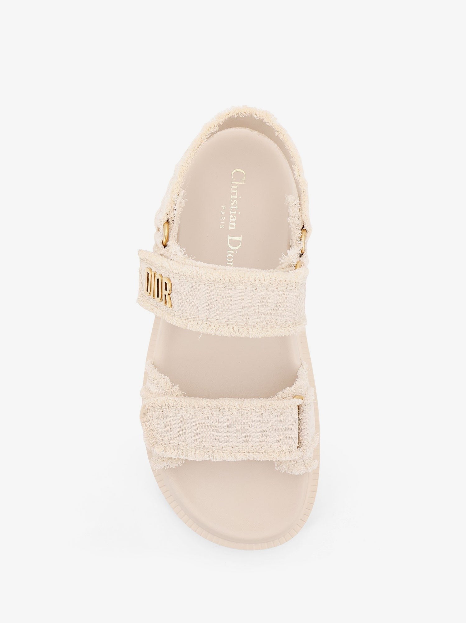 Dior act fabric sandals with Dior Oblique motif