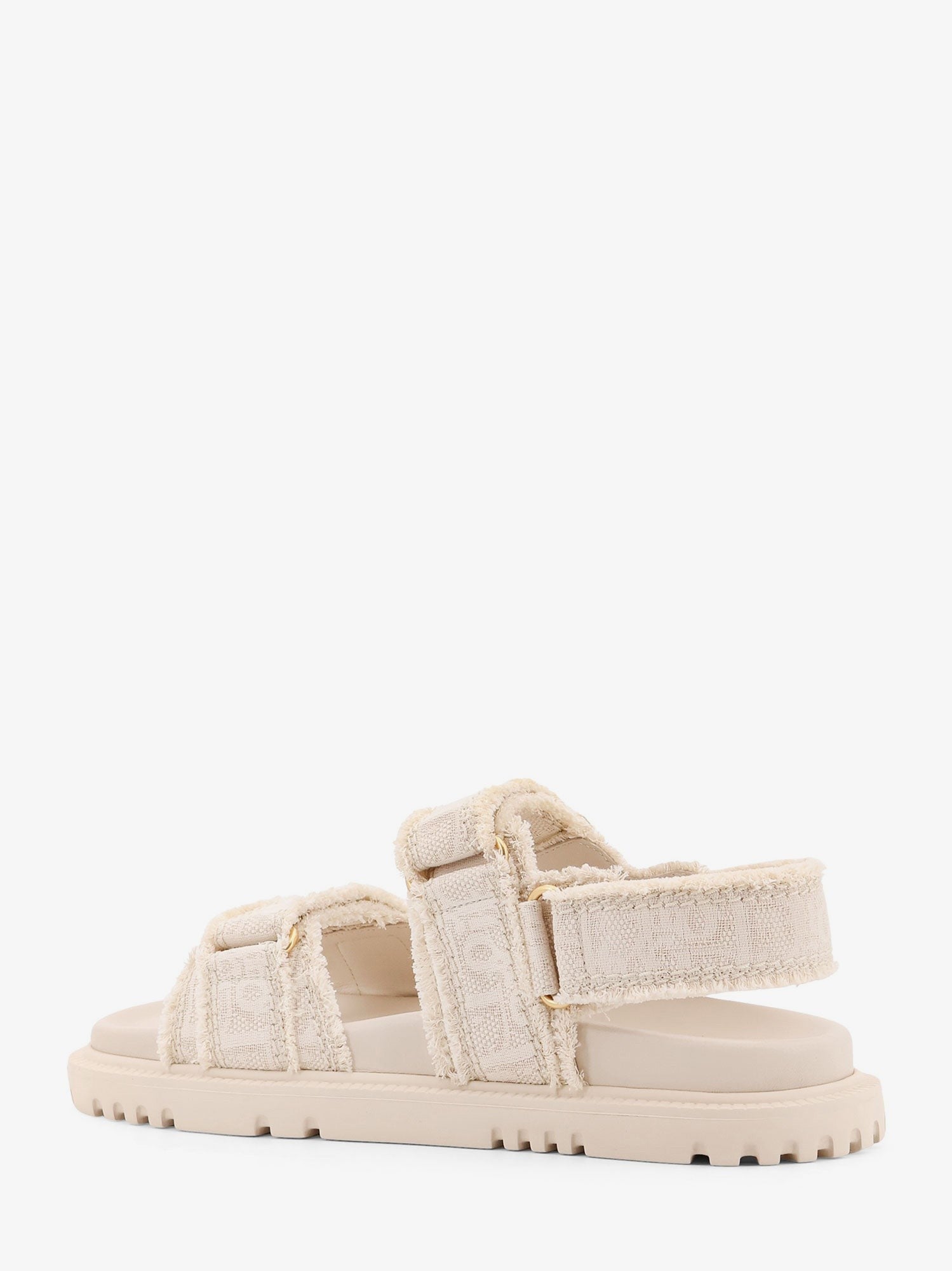 Dior act fabric sandals with Dior Oblique motif