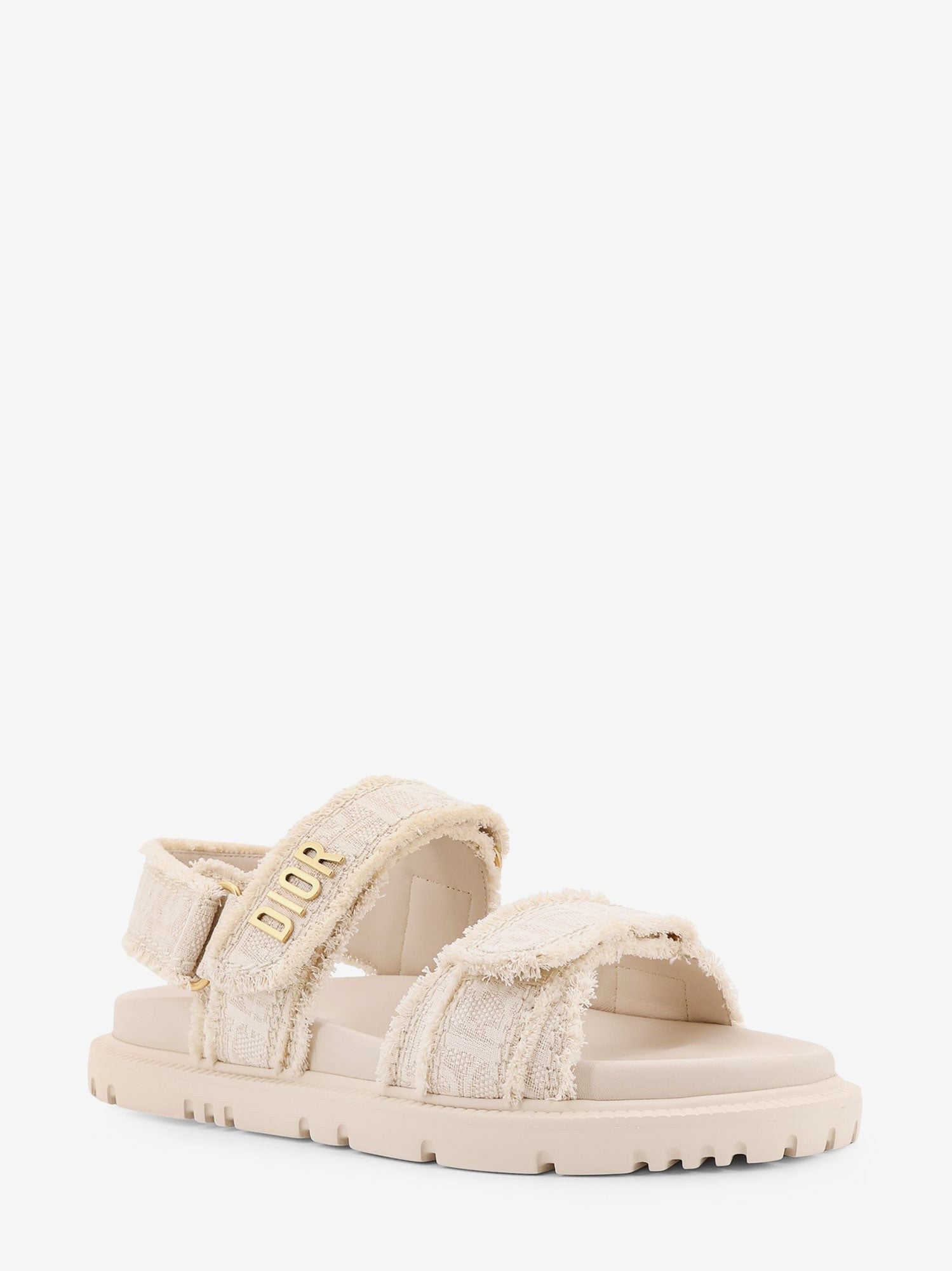 Dior act fabric sandals with Dior Oblique motif