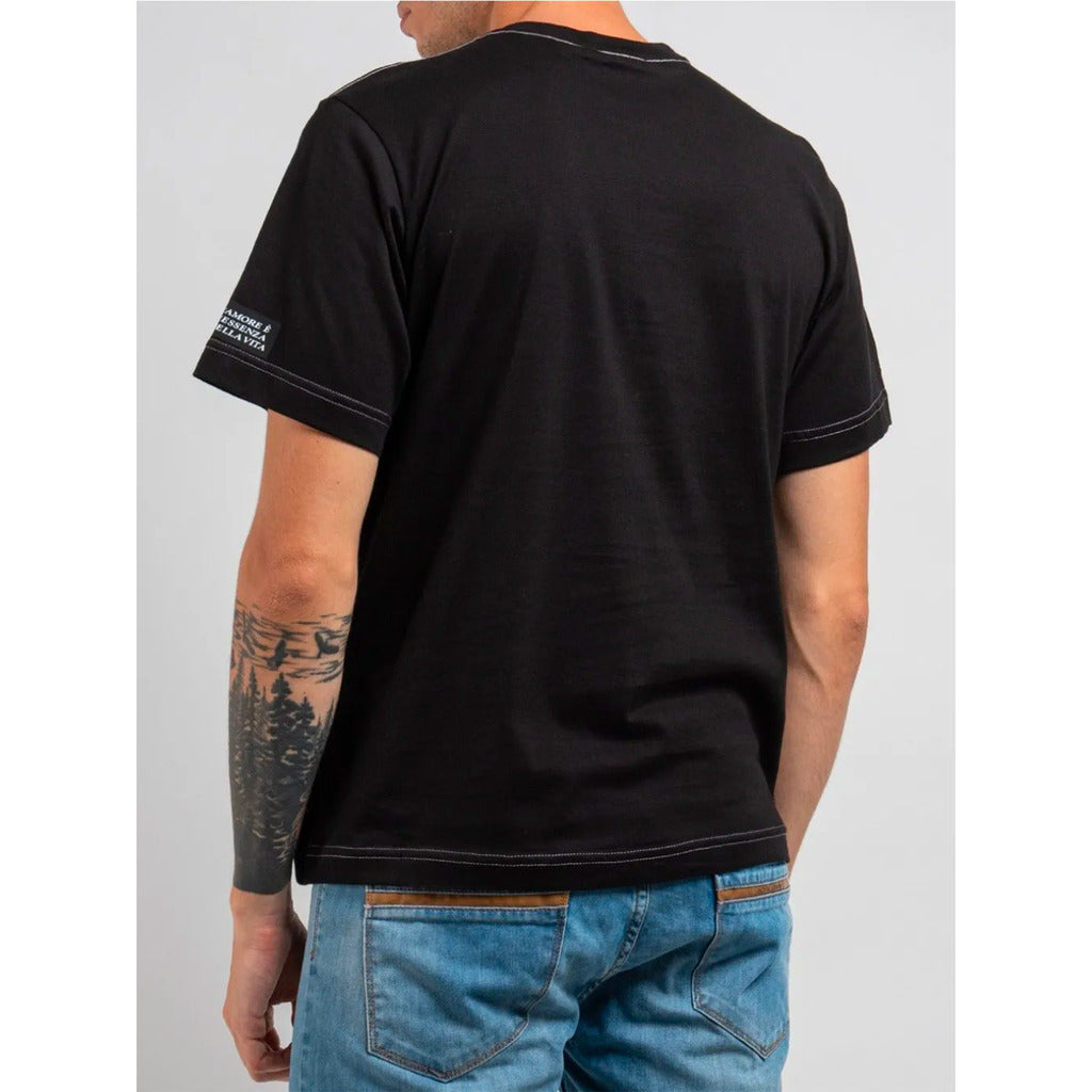 Dolce & Gabbana 'Amor Essentia' black cotton t-shirt back view