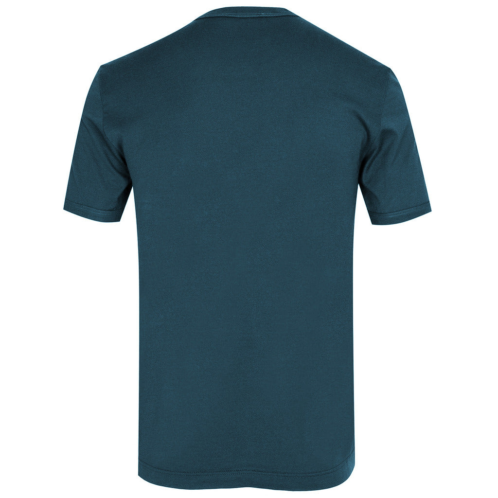 Back view of the Dolce & Gabbana 'King of Love' blue cotton t-shirt
