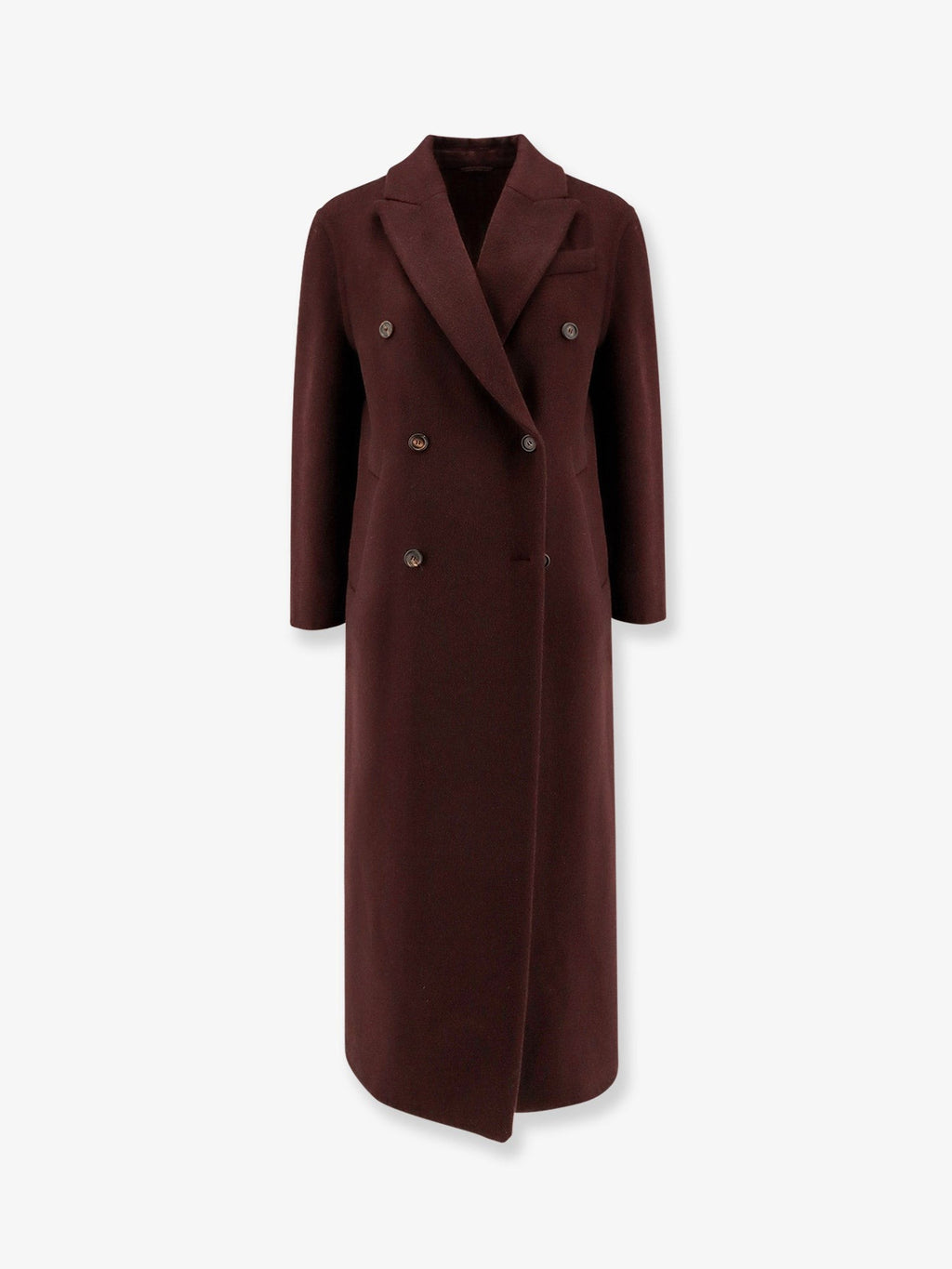 Brunello Cucinelli Double-breasted cashmere coat