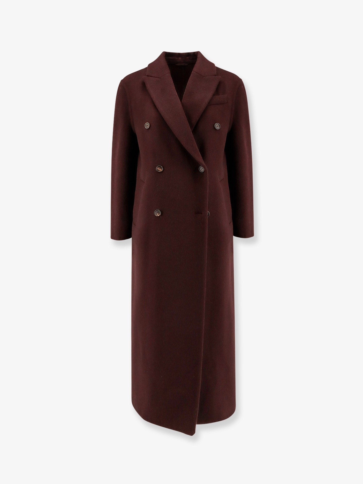 Brunello Cucinelli Double-breasted cashmere coat