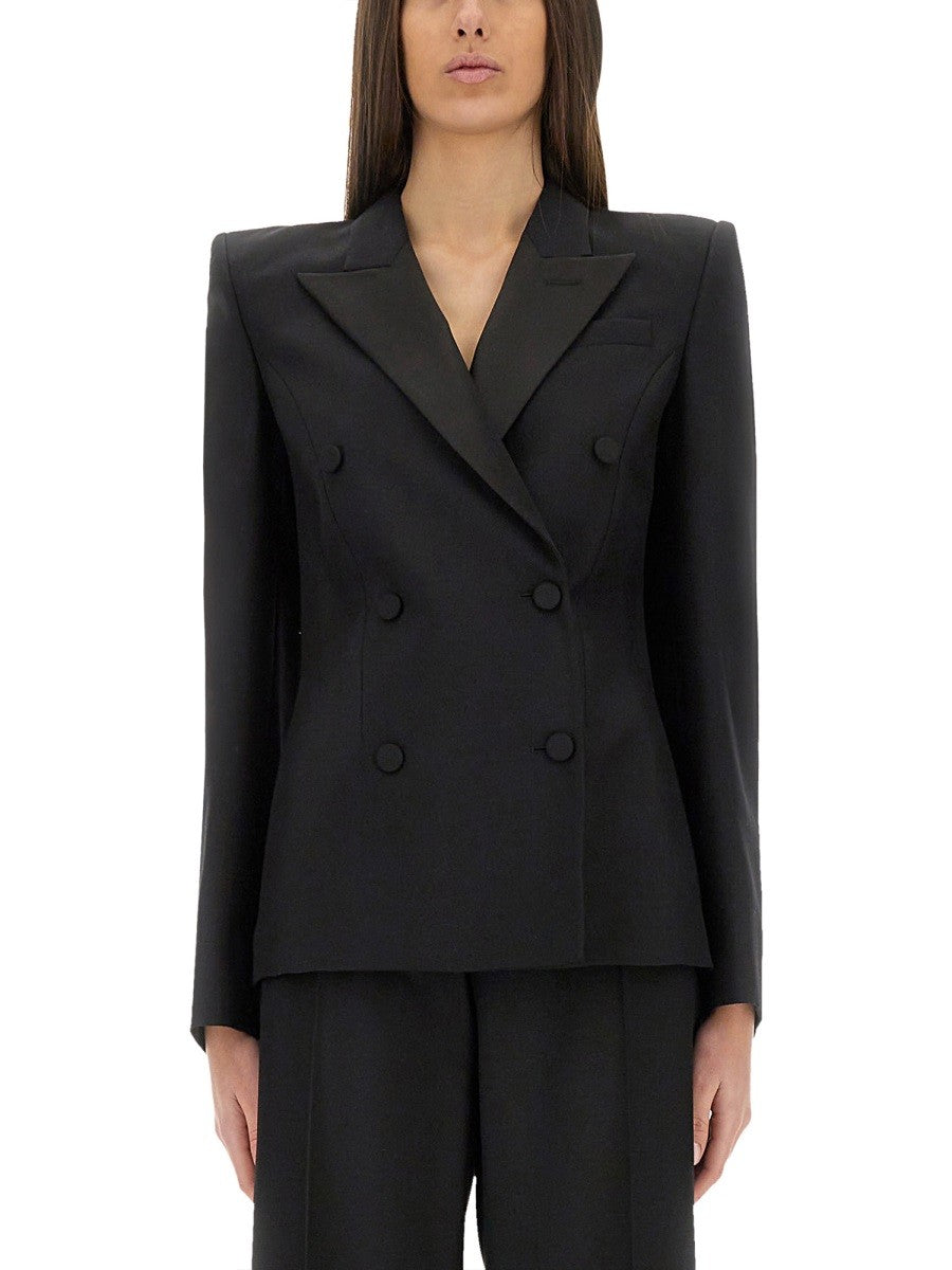 Alexander Mcqueen GIACCA DOPPIOPETTO CON SPALLE VOLUMINOSE