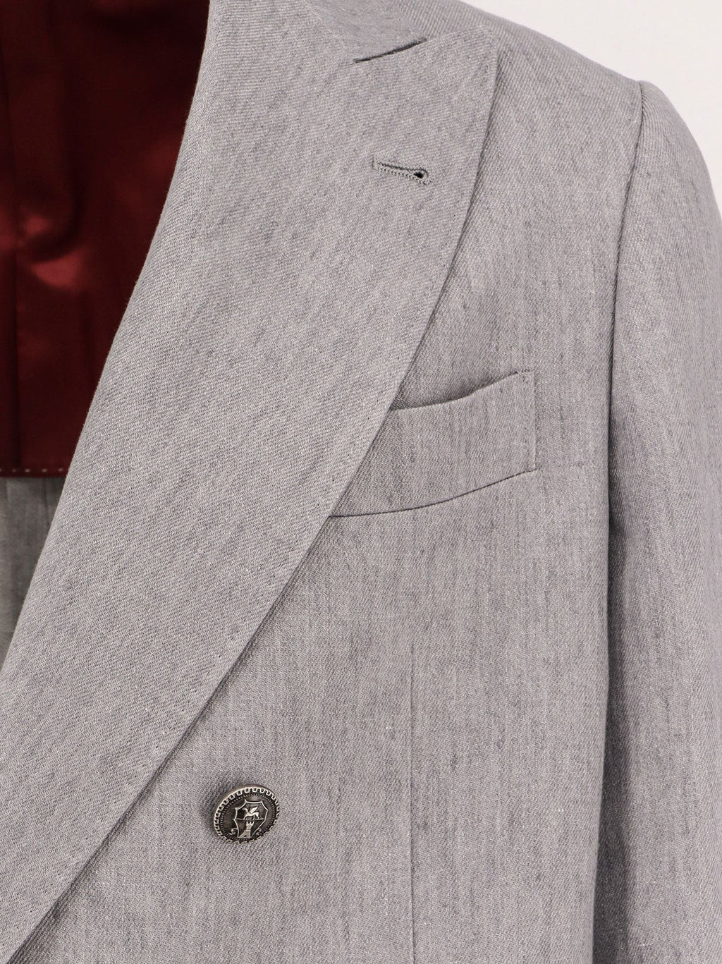 Brunello Cucinelli Blazer de linho trespassado
