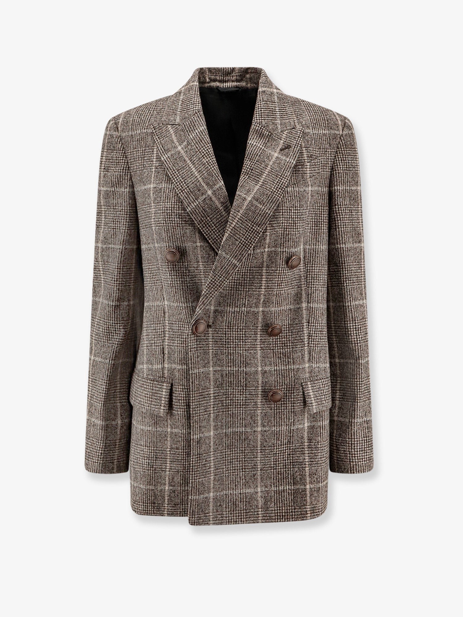 Brunello Cucinelli Dvoredni blejzer Prince of Wales