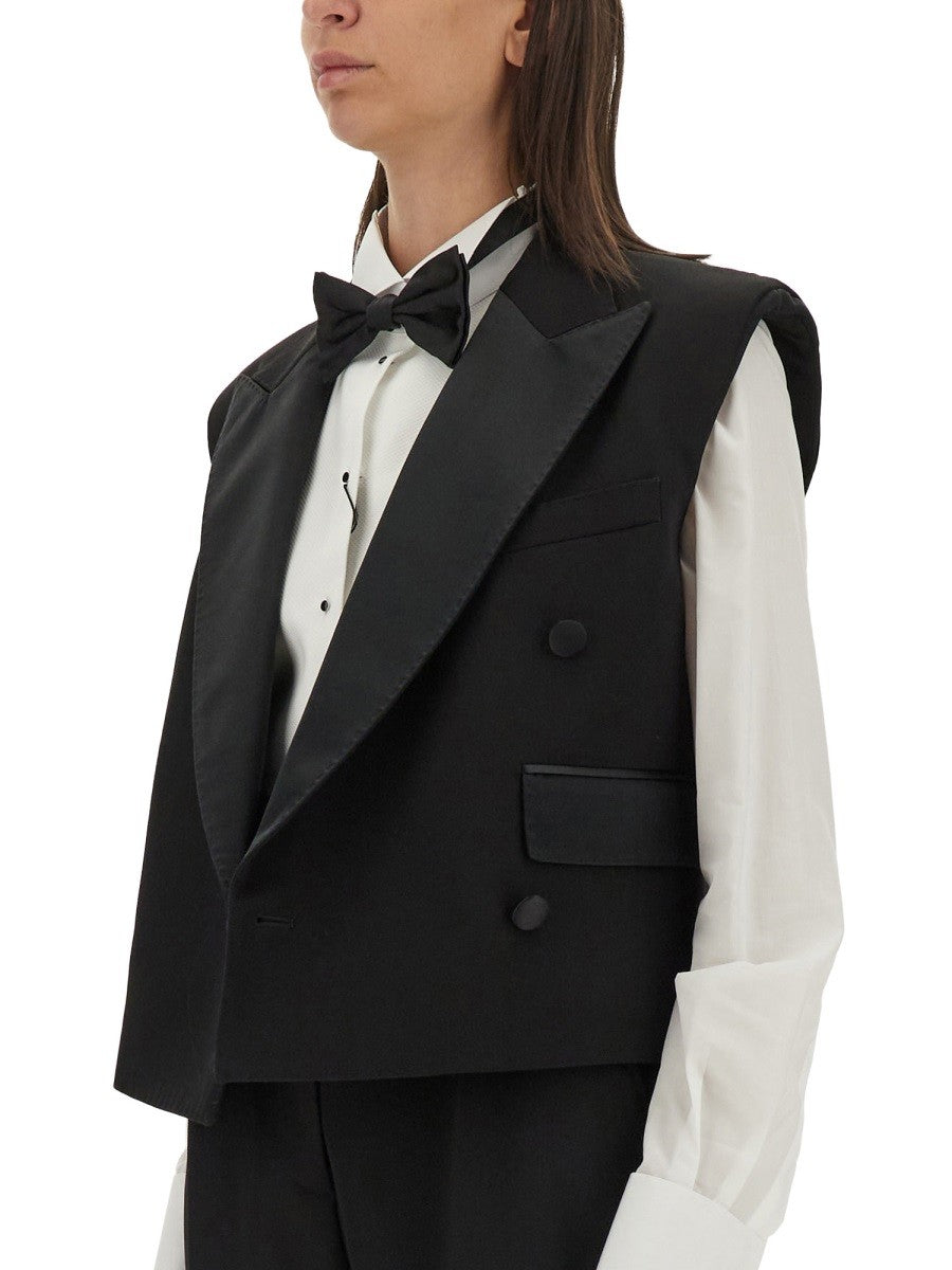 Veste sans manches croisée Dolce & Gabbana