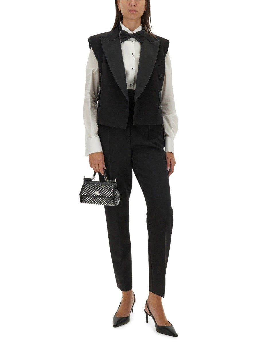 Veste sans manches croisée Dolce & Gabbana
