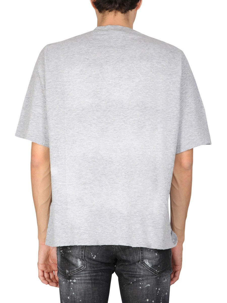 Dsquared2 DRAGON BROS FOOTBALL T-SHIRT