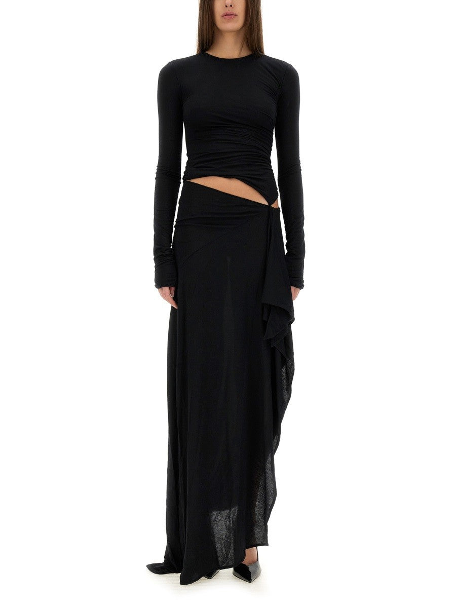 The Attico DRAPED DRESS
