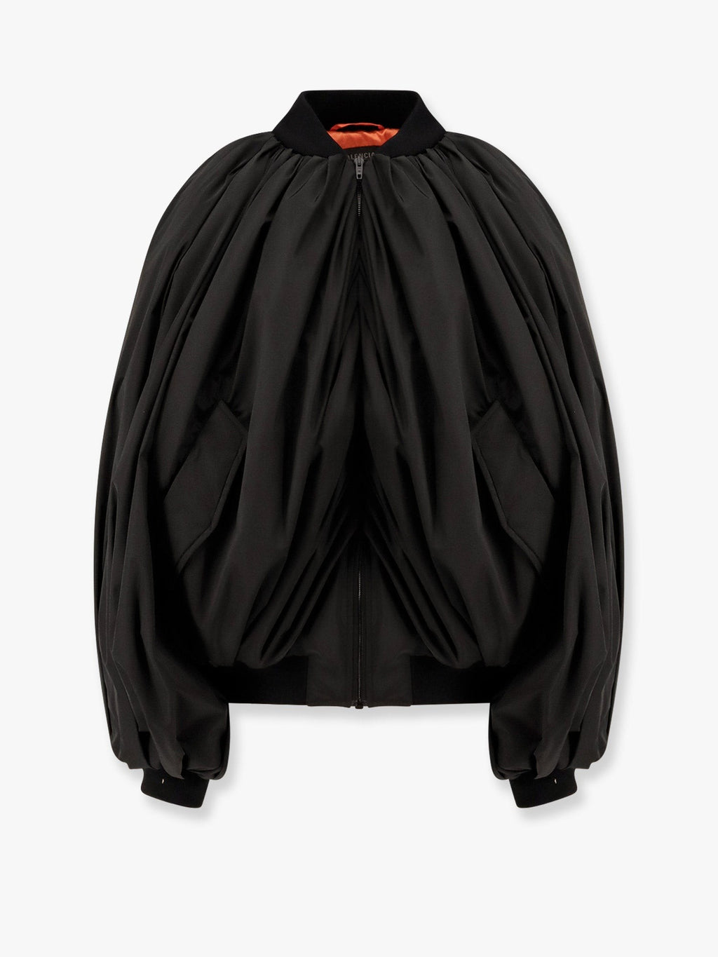 Balenciaga Drapowana pikowana kurtka bomber