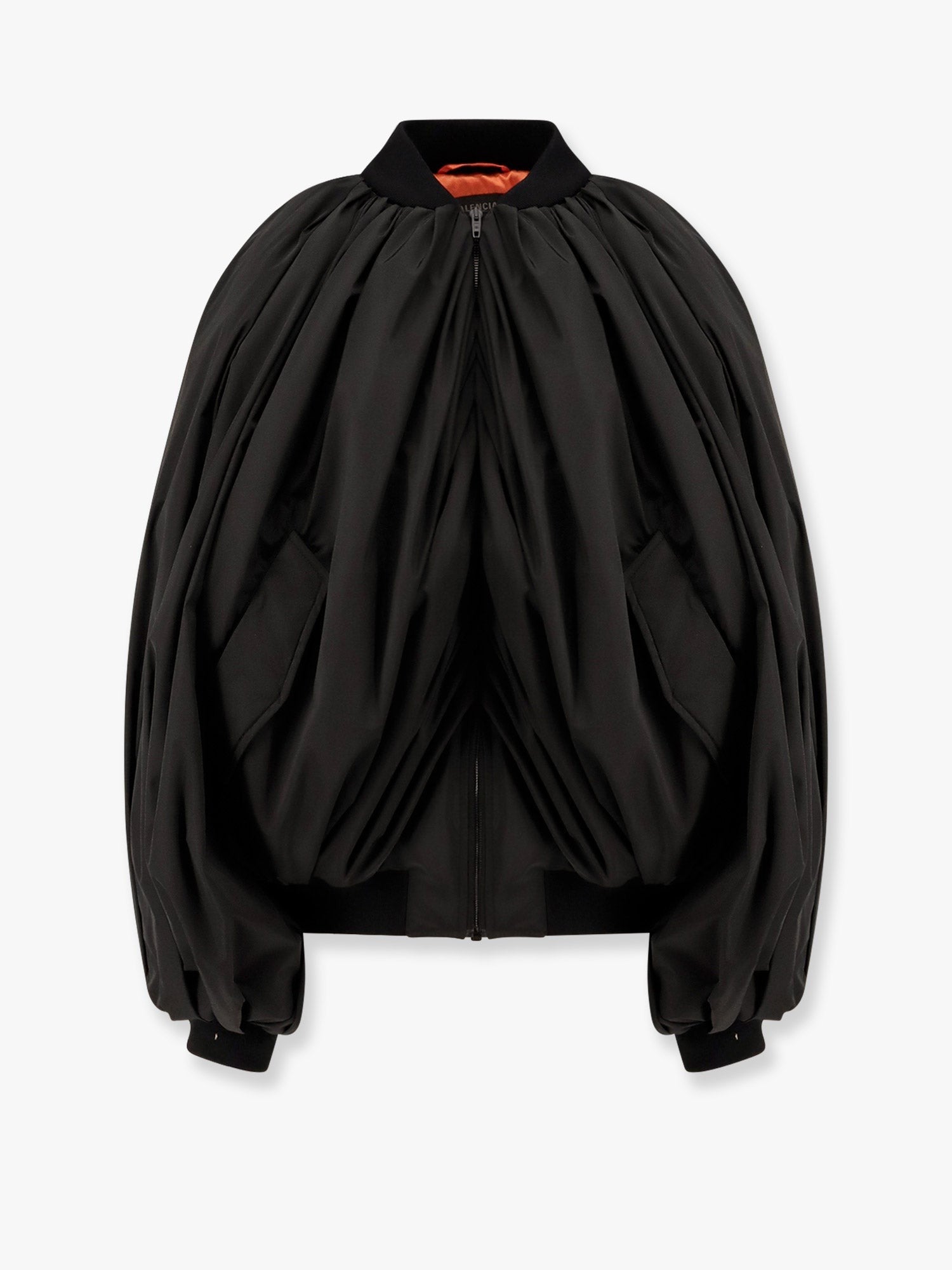 Balenciaga Drapowana pikowana kurtka bomber