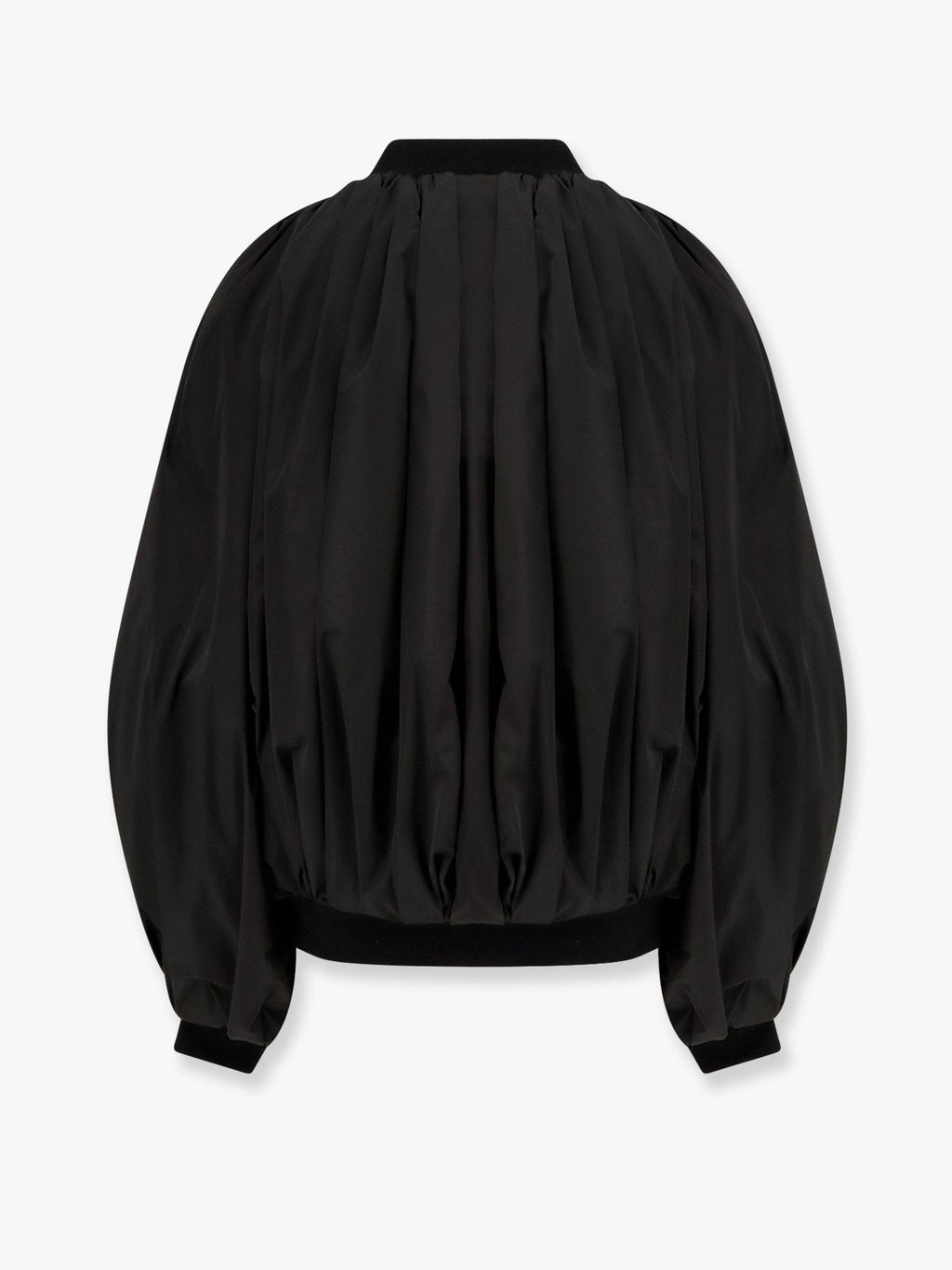 Balenciaga Drapowana pikowana kurtka bomber