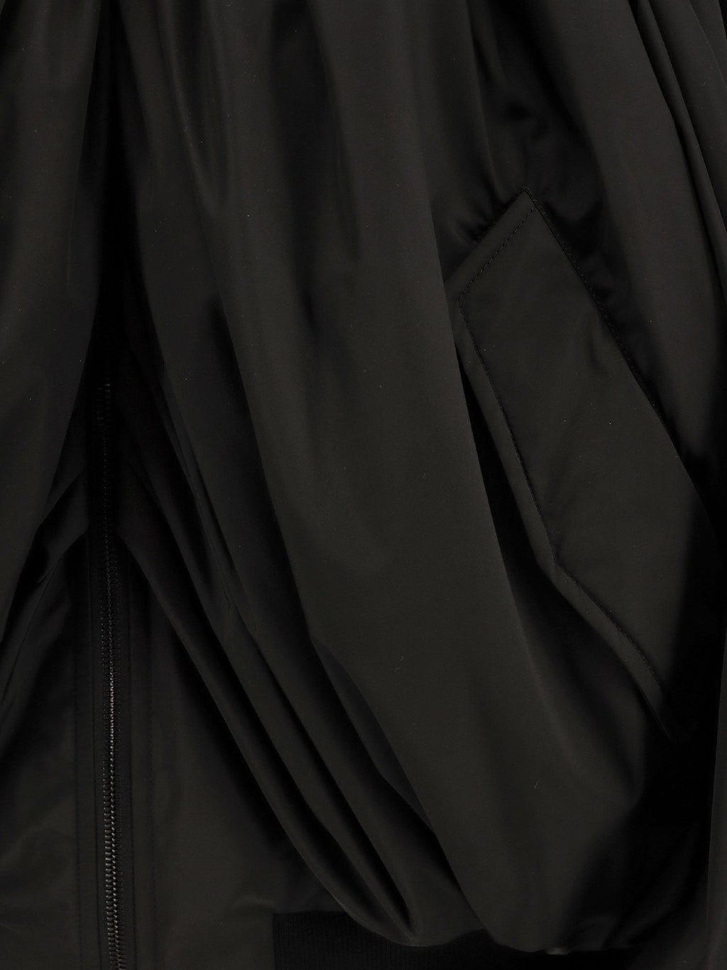 Balenciaga Drapowana pikowana kurtka bomber