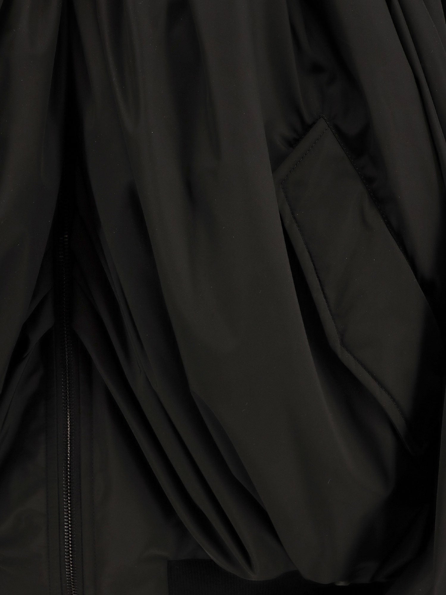 Balenciaga Drapowana pikowana kurtka bomber