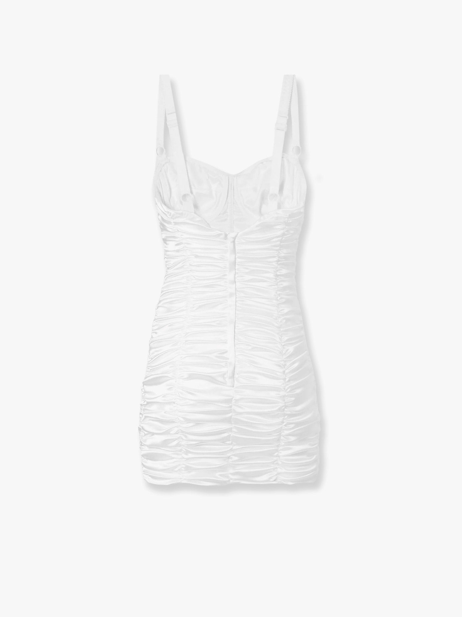 Dolce & Gabbana Drapované saténové minišaty