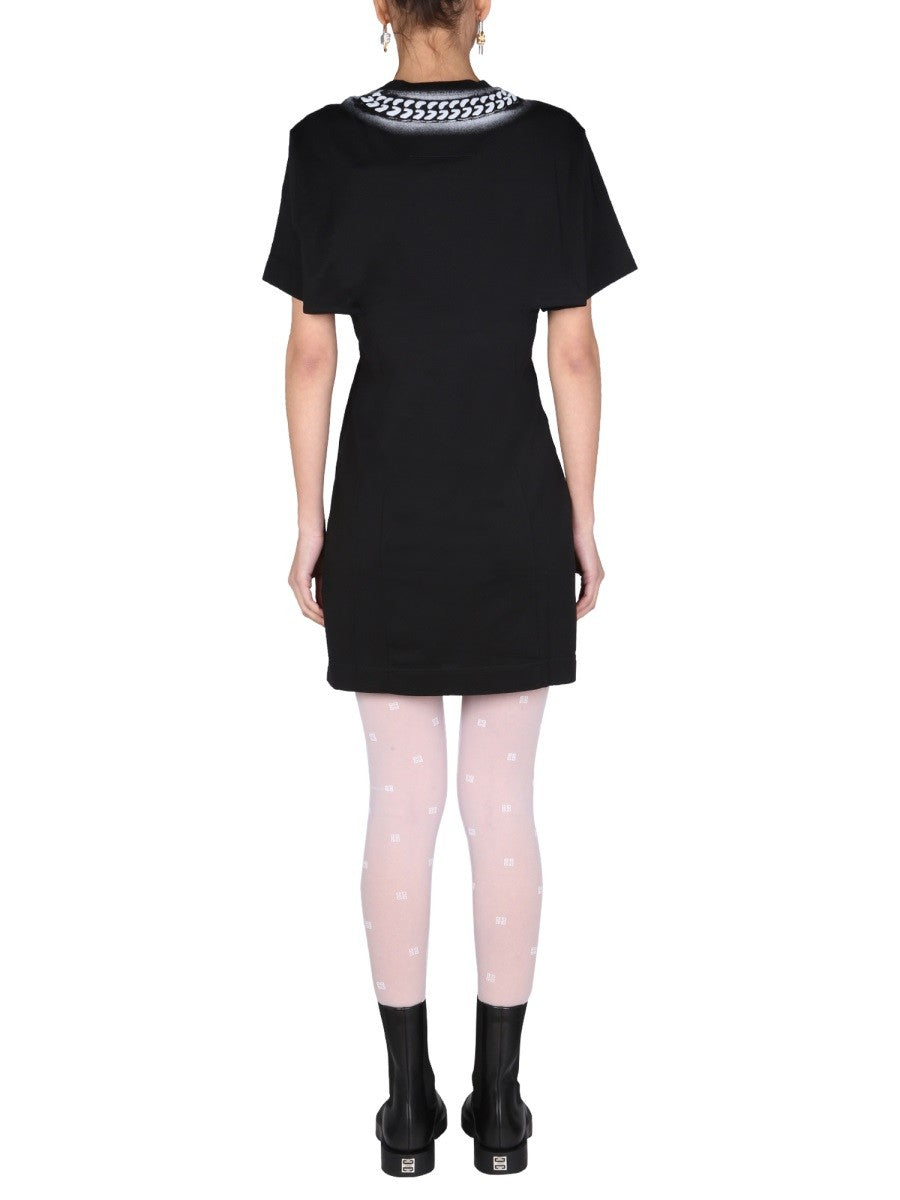 Givenchy ROBE AVEC IMPRIMÉ 3D "CHAÎNE"