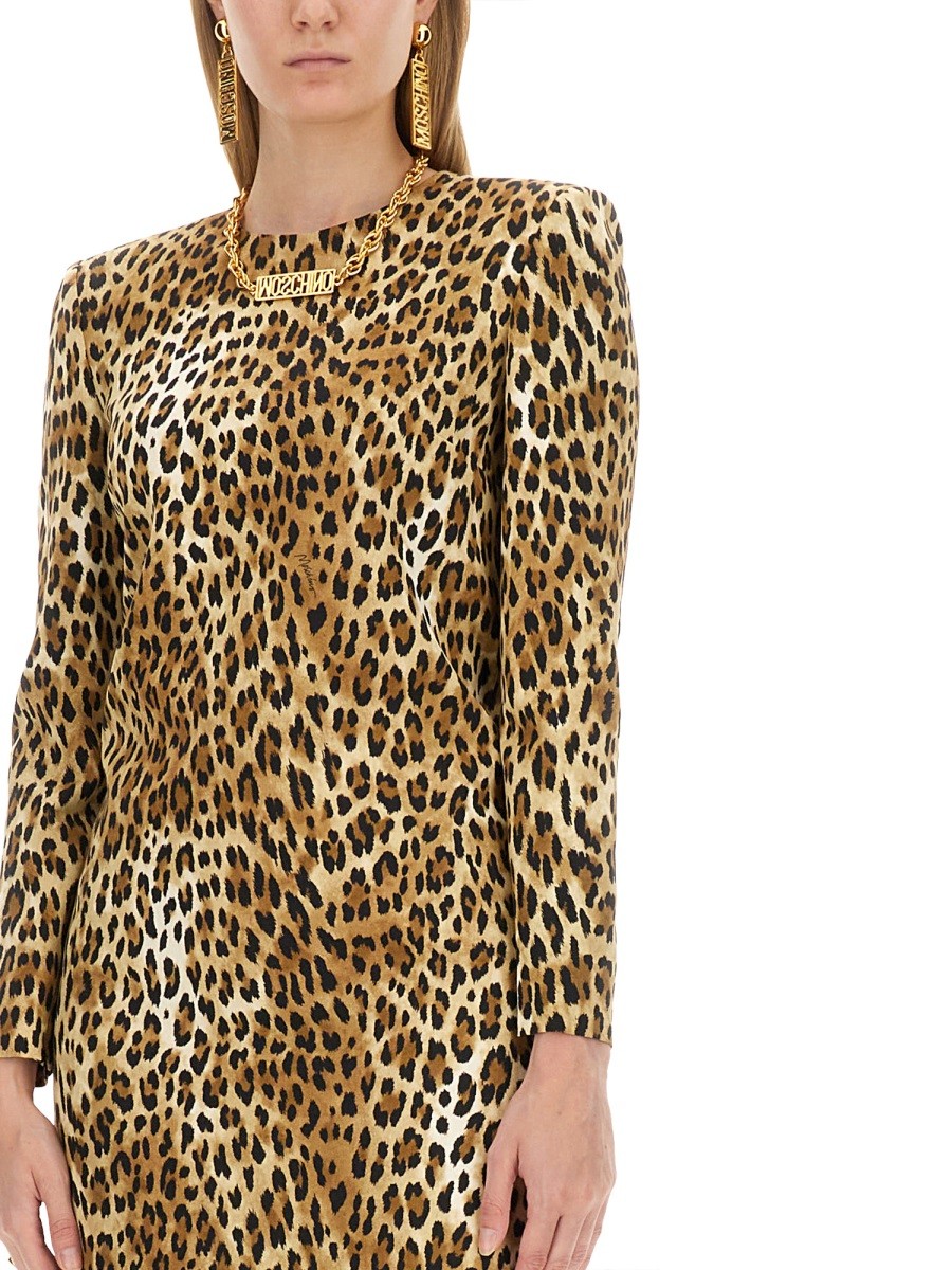 Moschino DRESS WITH ANIMAL PATTERN