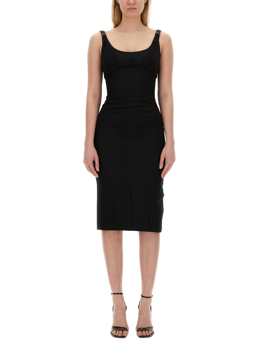 Versace Jeans Couture KLEID MIT SCHNALLEN