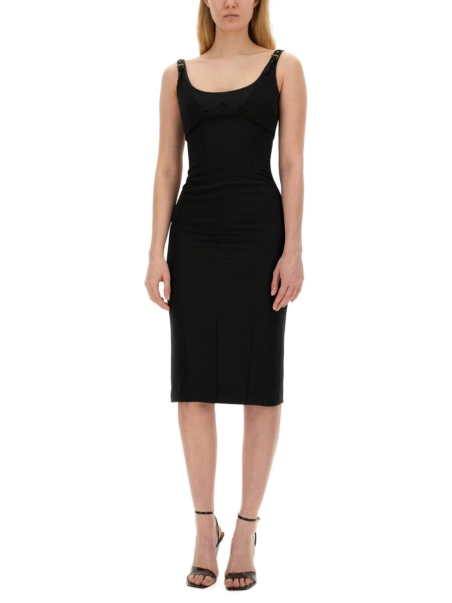 Versace Jeans Couture KLEID MIT SCHNALLEN