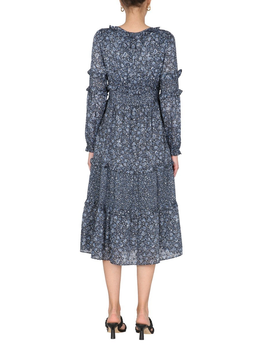 Michael By Michael Kors DRESS WITH FLORAL PRINT