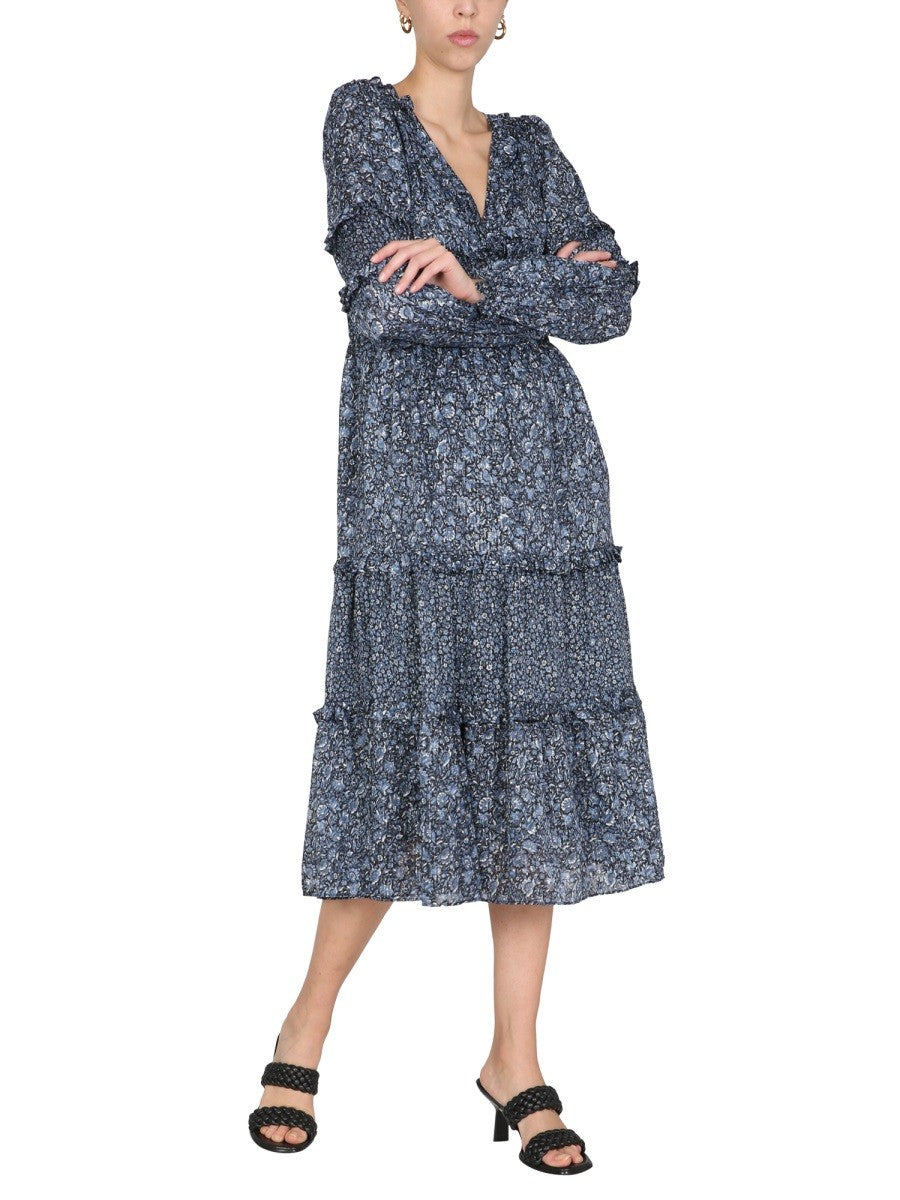 Michael By Michael Kors DRESS WITH FLORAL PRINT