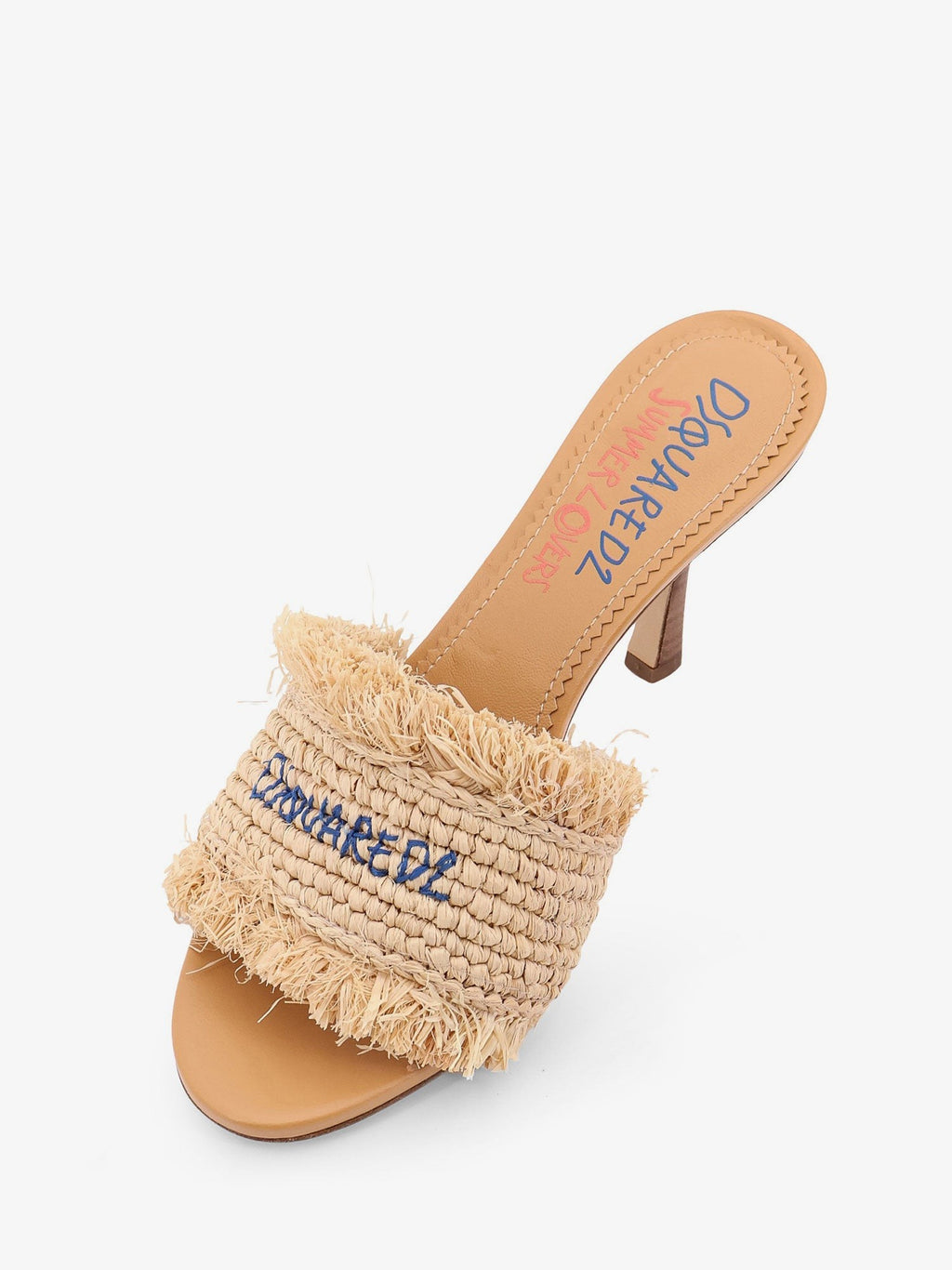 Dsquared2 Summer Lovers rafia sandals