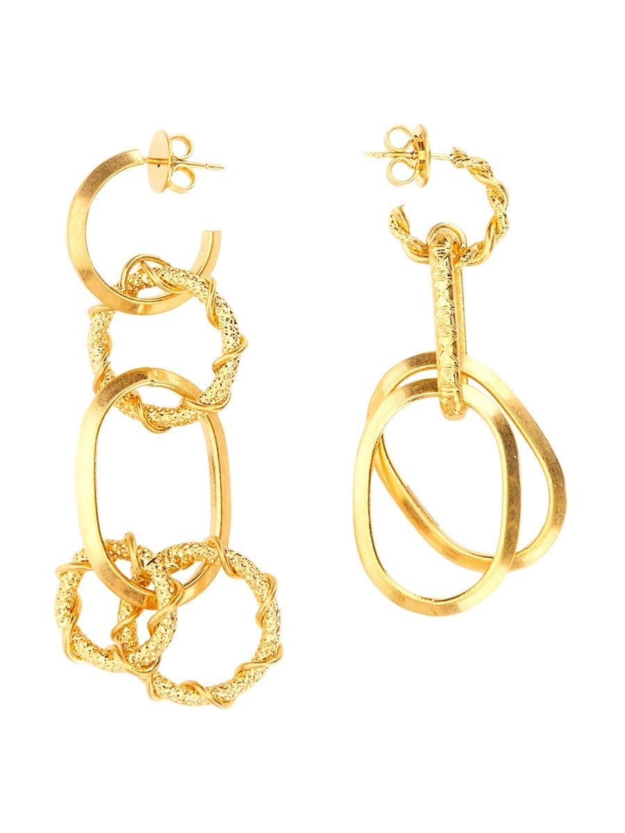 Dsquared2 EARRING WITH CHAIN RINGS