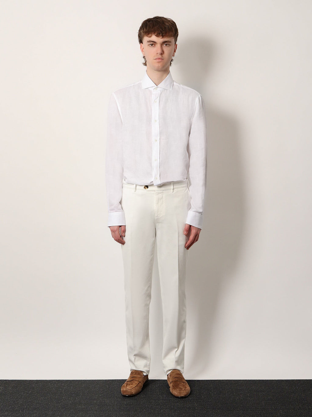 Brunello Cucinelli Easy Fit Leinenhemd