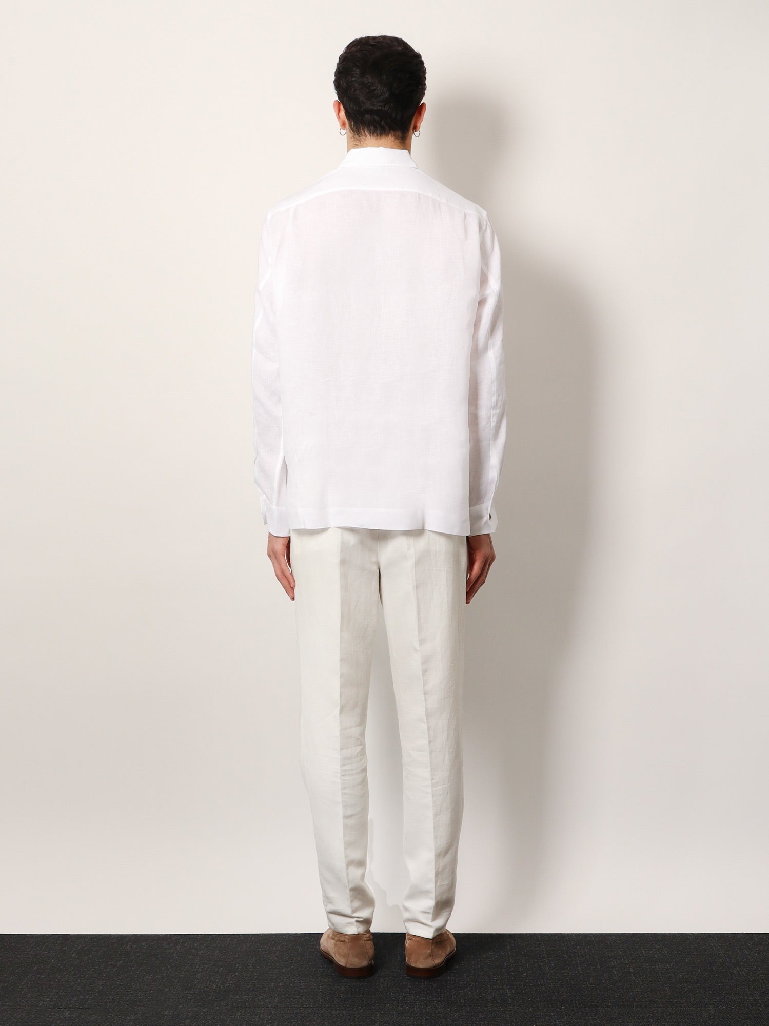 Brunello Cucinelli Leinenhemd mit legerer Passform