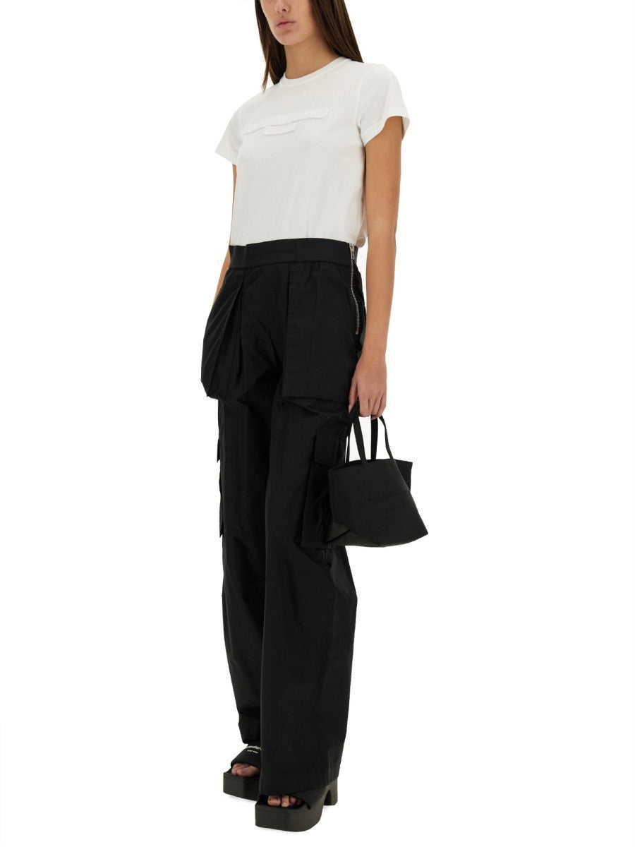 Alexander Wang MARŠKINĖLIAI SU RELJEFINIU LOGOTIPU