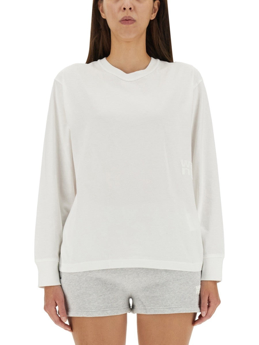 Alexanderwang.T EMBOSSED LOGO T-SHIRT