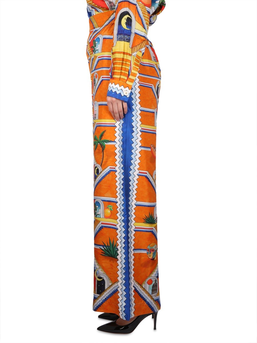 Casablanca ESCALIER PRINT PANTS