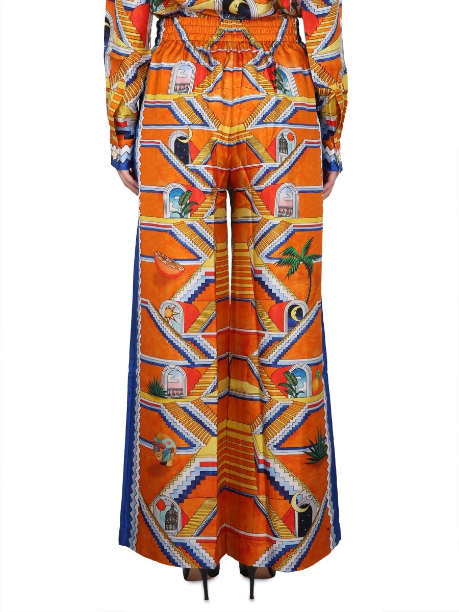 Casablanca ESCALIER PRINT PANTS