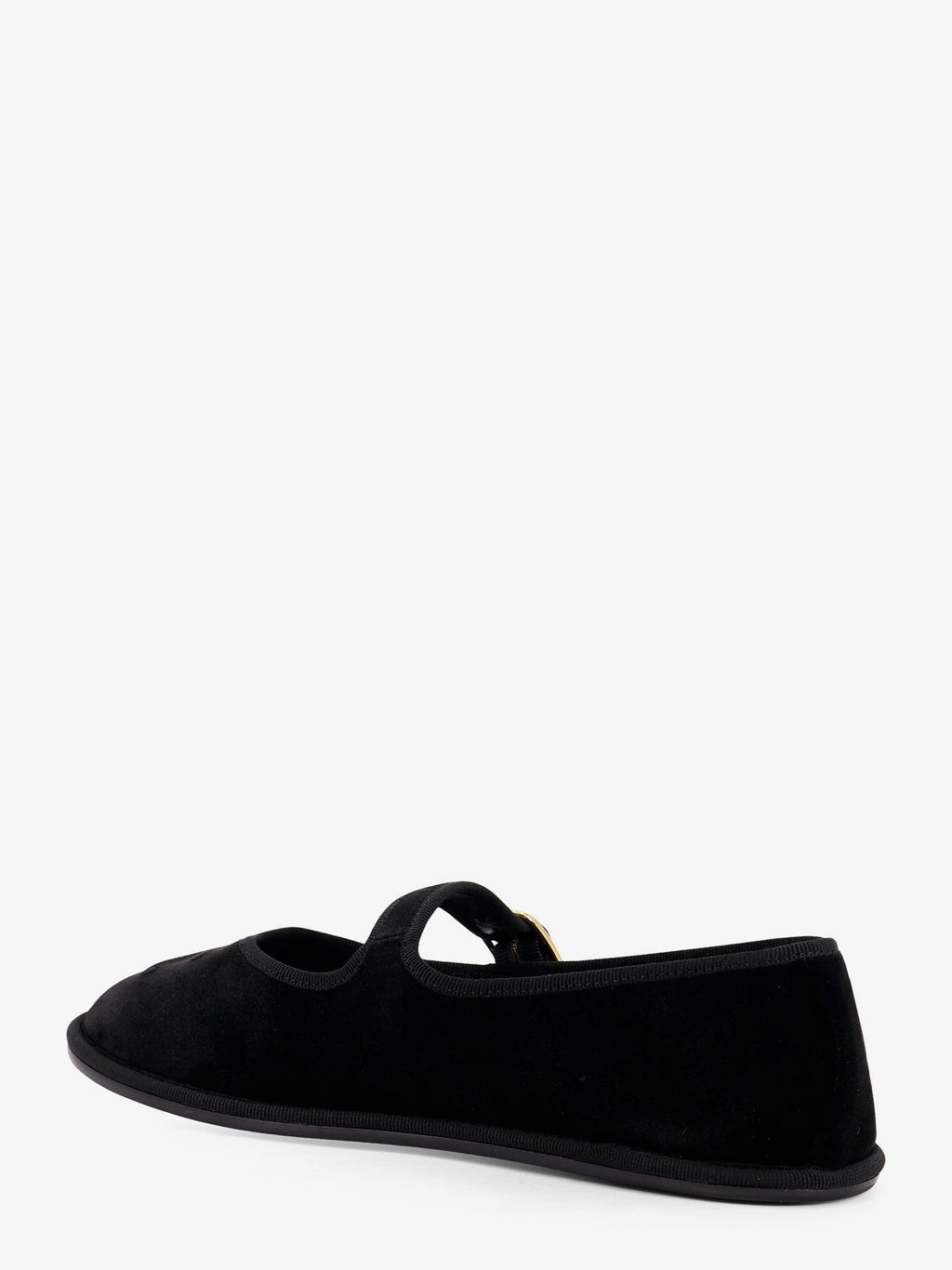 Celine EveTriomphe velvet Mary Jane ballerinas