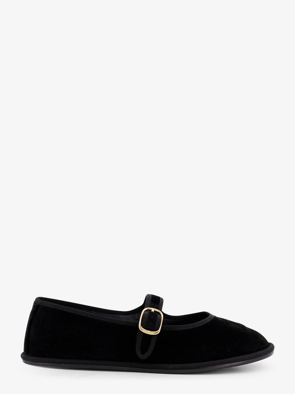 Celine EveTriomphe velvet Mary Jane ballerinas