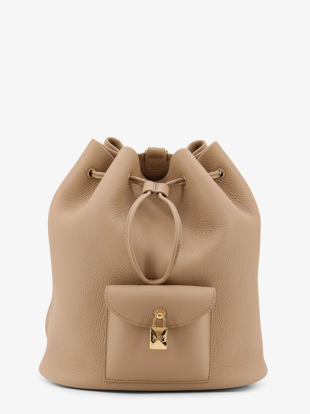 Loro Piana Extra Drawstring L27 leather backpack