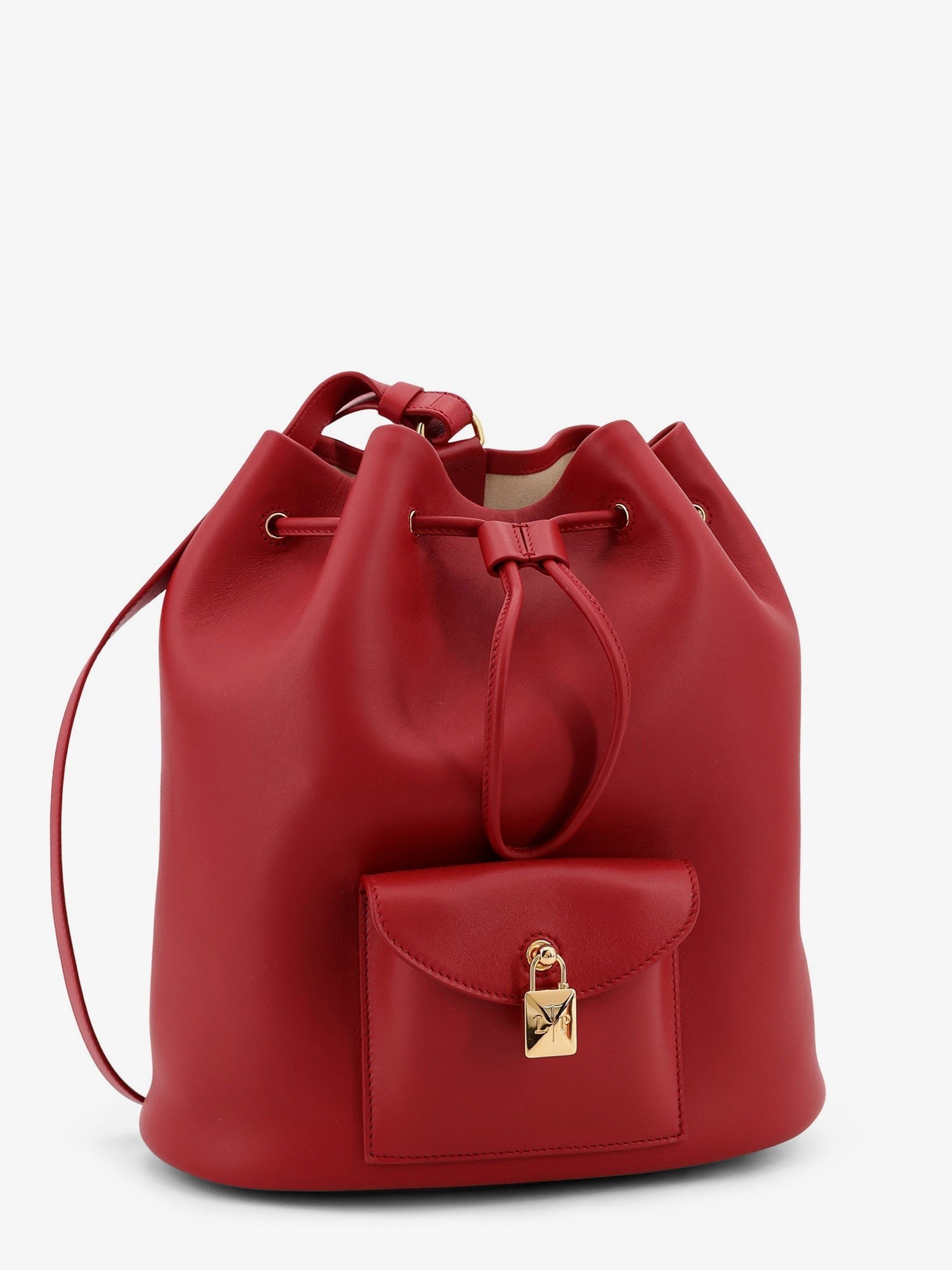Loro Piana Extra Drawstring L27 leather backpack