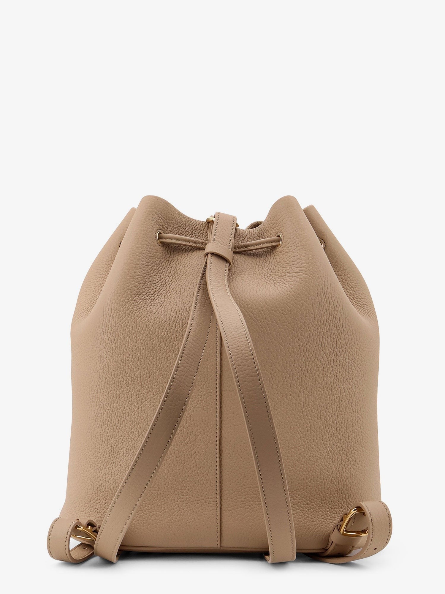 Loro Piana Extra Drawstring L27 leather backpack
