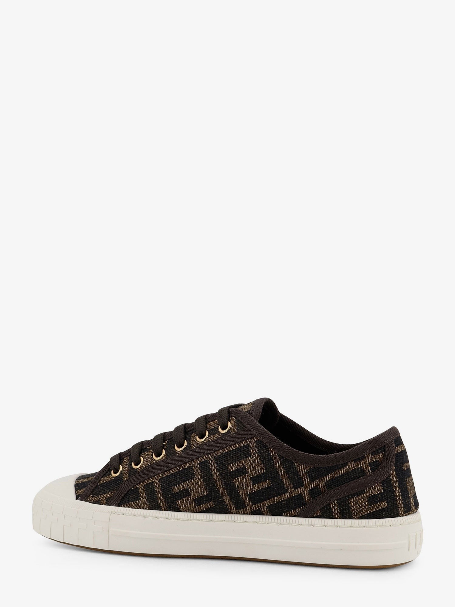 Fendi Domino FF Jacquard fabric sneakers