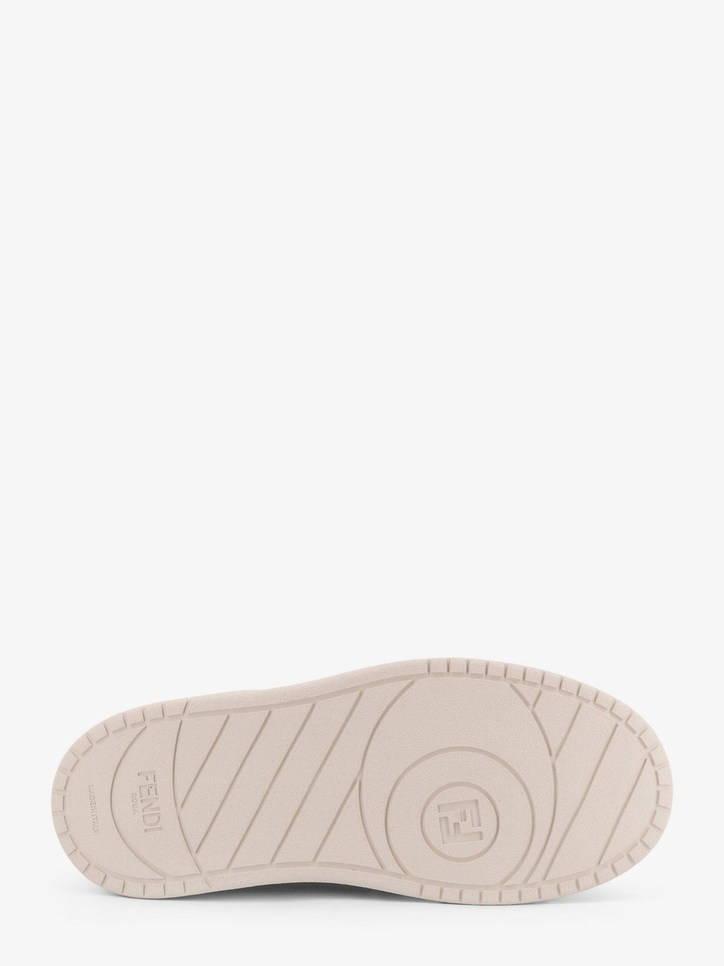 Fendi Match canvas and suede platform sneakers