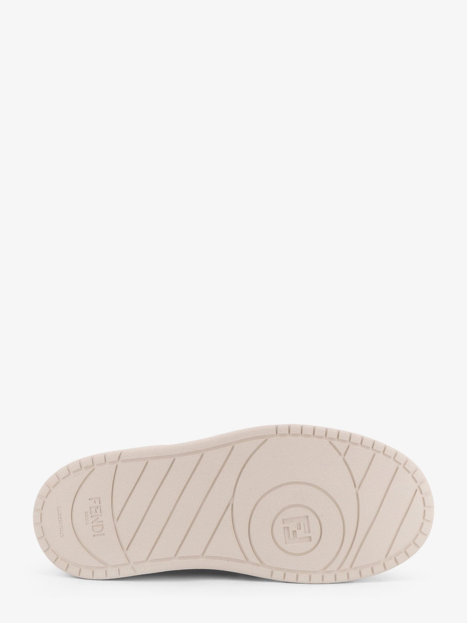 Fendi Match canvas and suede platform sneakers
