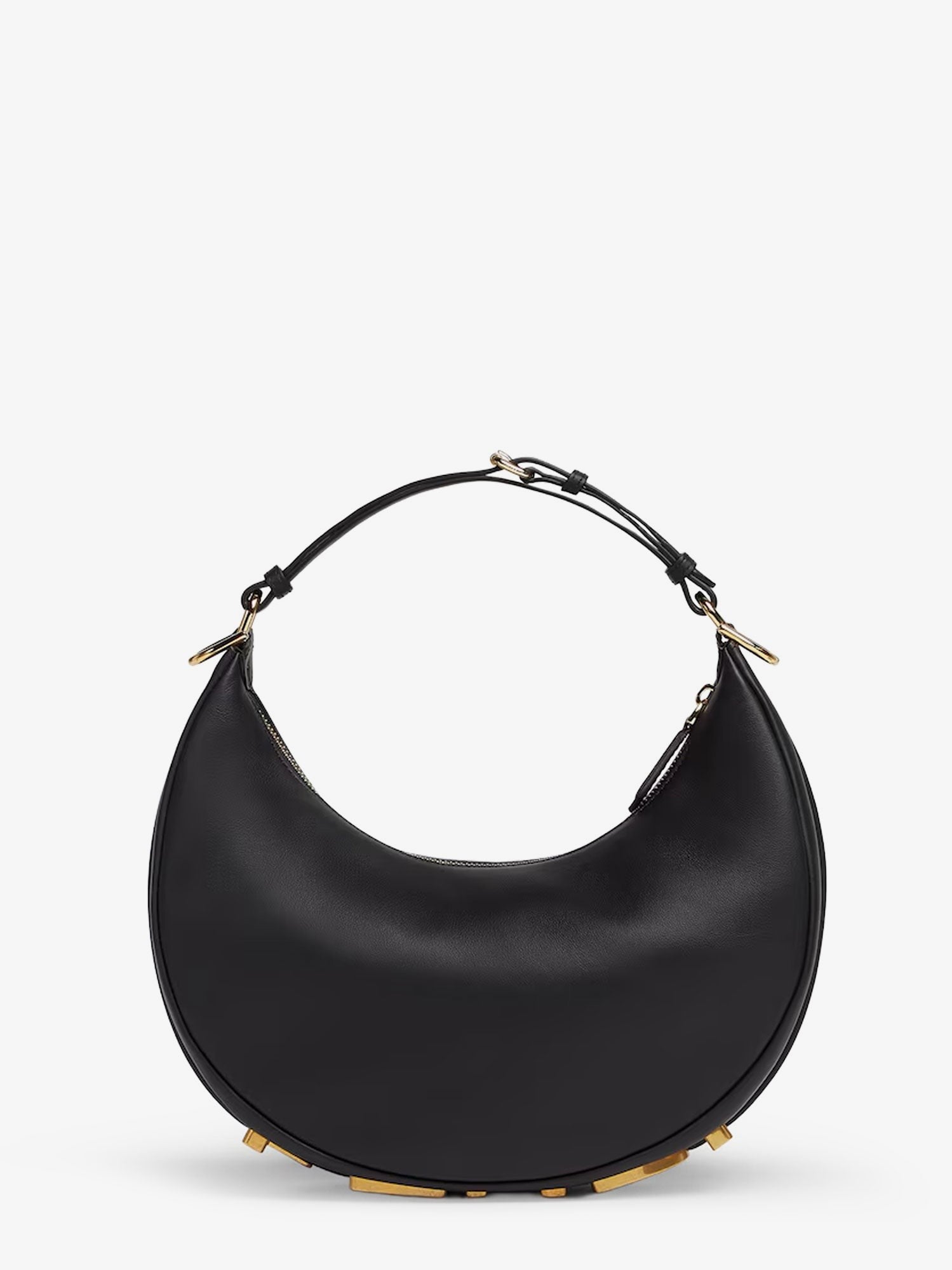 Fendi graphy Small leather hobo bag