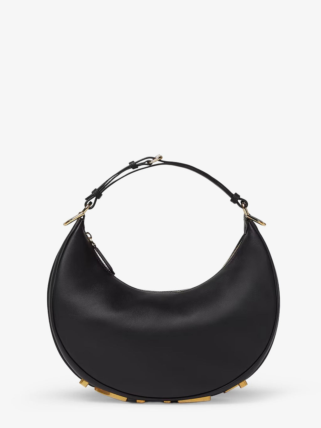 Fendi graphy Small leather hobo bag