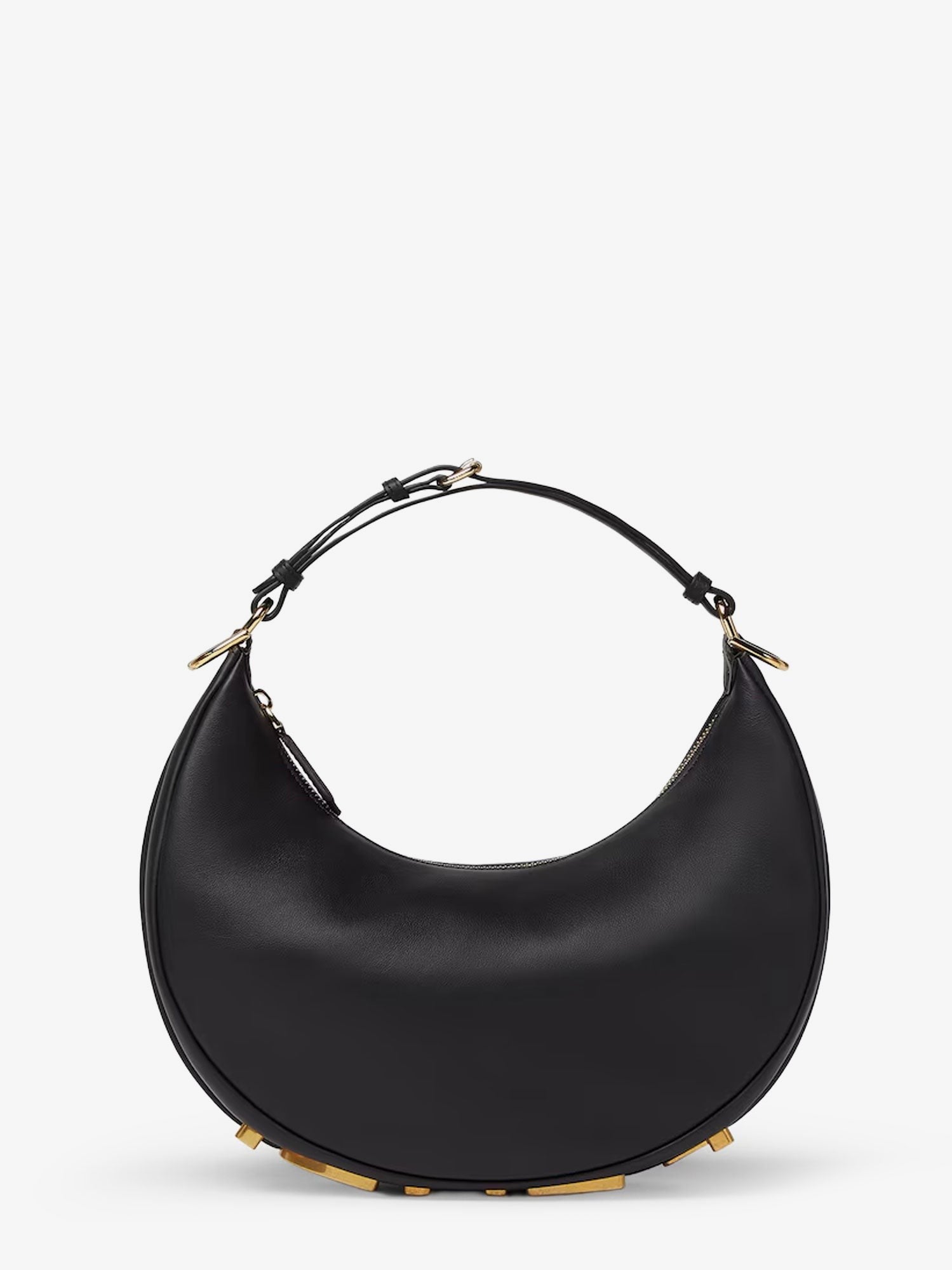 Fendi graphy Small leather hobo bag