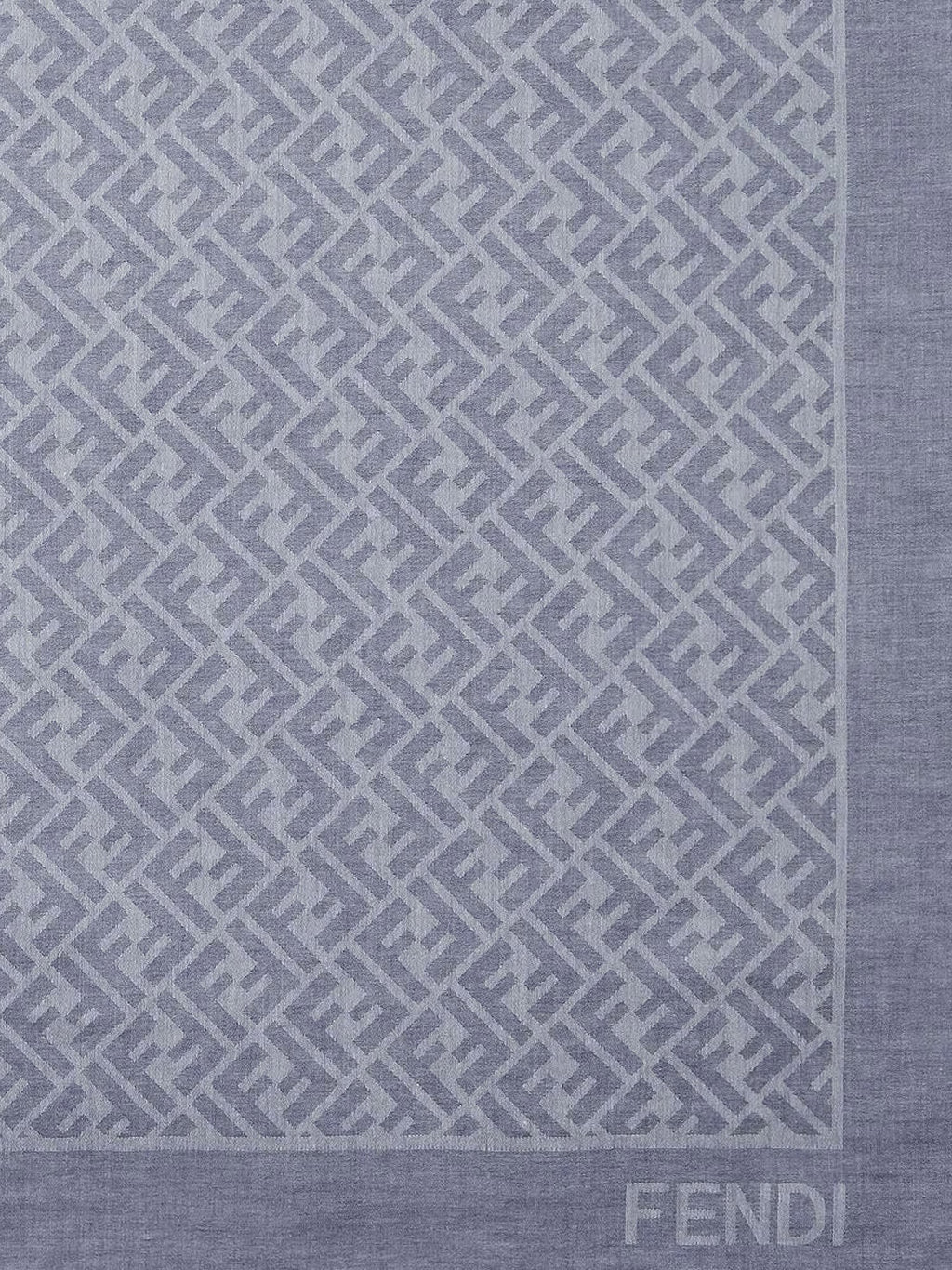 Fendi FF jacquard cotton shawl